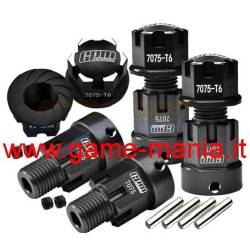 Allargatori +20mm IN LEGA NERI per Axial SCX6 by GPM