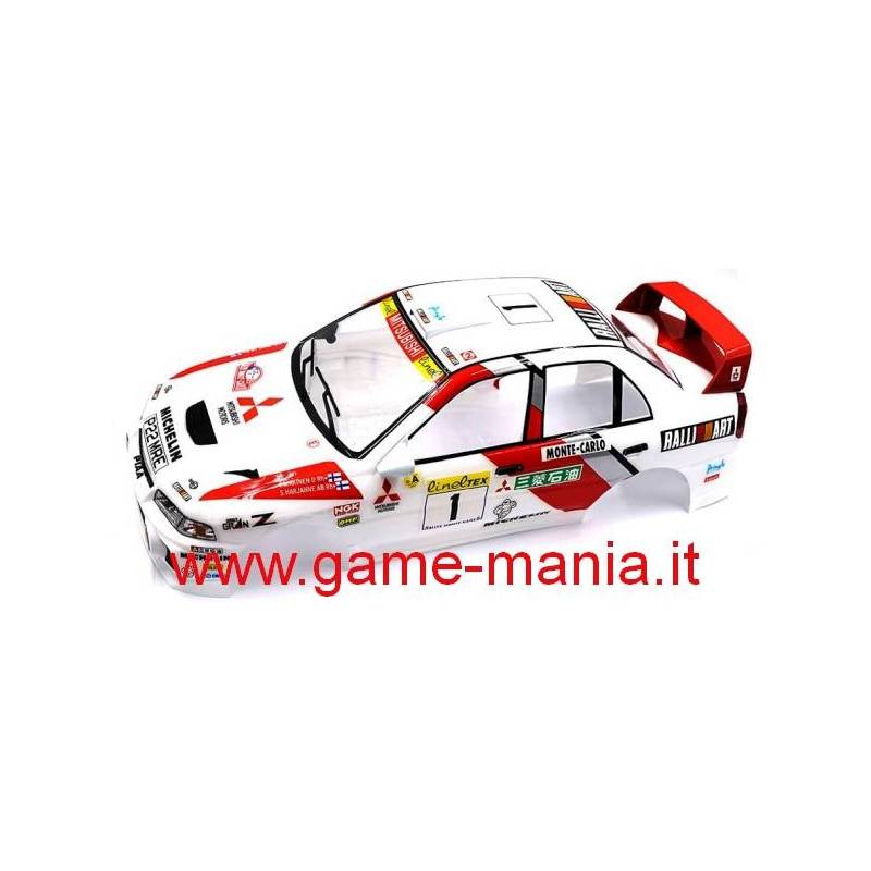 Clear 1997 Mitsubishi Lancer EVO IV WRC body + rims by Yeah Racing