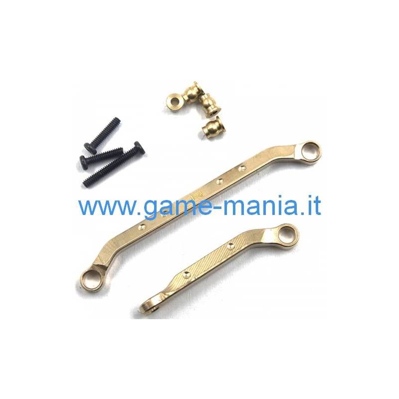 BRASS steering links for Axial SCX30 by Yeah Racing