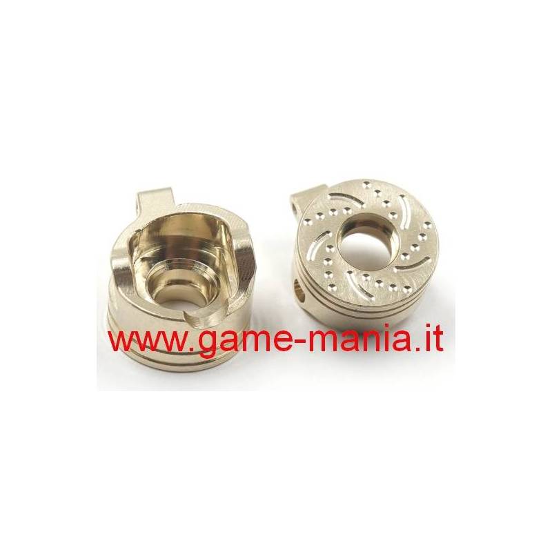 Fuselli sterzo in OTTONE per Axial SCX30 by Yeah Racing