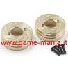 BRASS rear hubs for Axial SCX30 by Yeah Racing