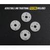 055mm BRONZE Alu QUTUS tunable shocks (4) with springs by Yeah Racing