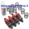 Ammortizzatori 050/052mm QUTUS CHALLENGER in lega ROSSI by Yeah Racing