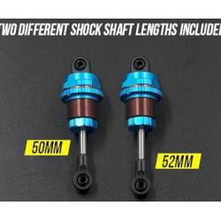 Ammortizzatori 050/052mm QUTUS CHALLENGER in lega ROSSI by Yeah Racing