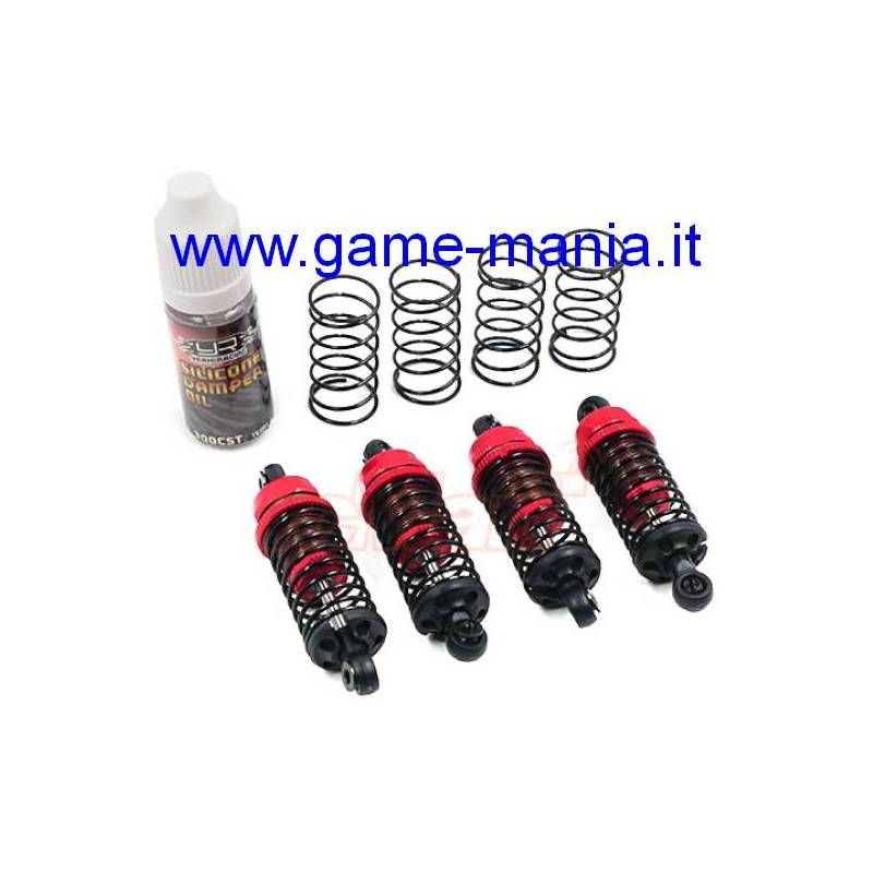 Ammortizzatori 055mm QUTUS SLIDER in lega ROSSI by Yeah Racing