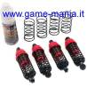 Ammortizzatori 055mm QUTUS SLIDER in lega ROSSI by Yeah Racing