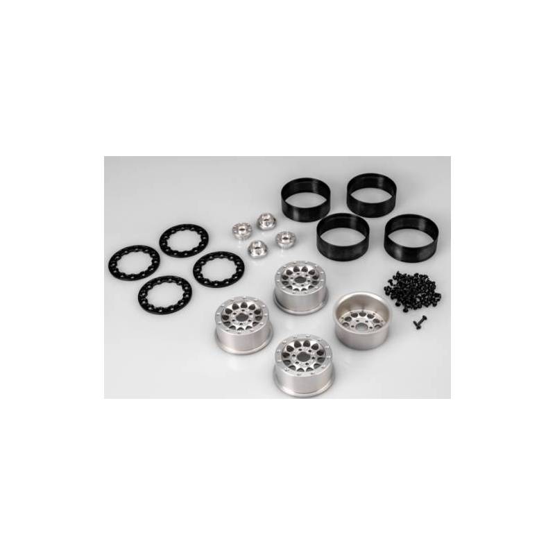 2.0" alloy QUICK DRAW beadlock rims (4x) by JConcepts