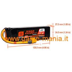 Smart G2 2200Mah - 4S1P - 50C lipo battery with IC3 conn. by Spektrum