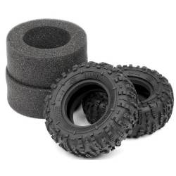 Coppia gomme 1.9 ROVER MORBIDE con inserti in spugna by HPI