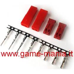 Pair of BEC/JST connectors (1m+1f) to assemble by HSP