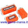ORANGE nylon tool boxes for 1/18 bodies (3x) detailing by Injora