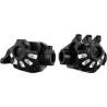 PRO45 axles black Alloy third members by Injora