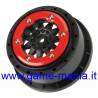 Coppia cerchi beadlock F-11 da 2.2/3.0" rosso/neri per SCT by Pro-Line