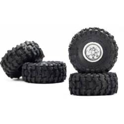 SET of 4x 0.6" BAJA PRO X 36mm on BEAST beadlock rims by Pro-Line