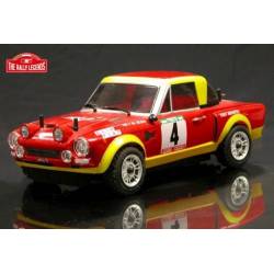 Fiat 124 Abarth Rally 1/10 scale rc model - 2.4Ghz RTR complete by EZ