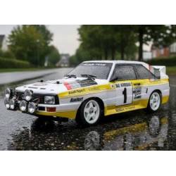 AUDI QUATTRO 1985 painted 1/10 RTR RC model by EZ