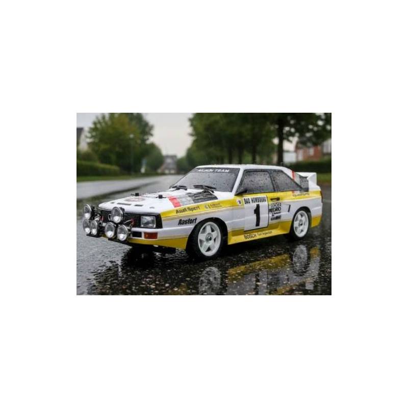 AUDI QUATTRO 1985 painted 1/10 RTR RC model by EZ