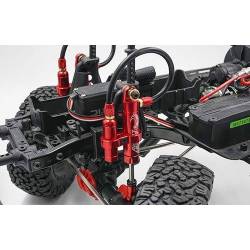 090mm RED DESERT LIZARD PIGGYBACK shocks by Yeah Racing