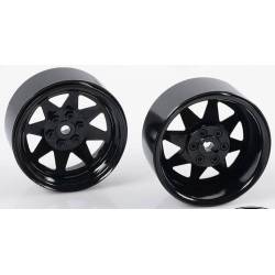 4x 2.2" 6 LUGS steel beadlock rims BLACK EDITION by RC4WD