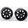 4x 2.2" 6 LUGS steel beadlock rims BLACK EDITION by RC4WD