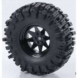 Cerchi 2.2 beadlock 6 LUGS in acciaio BLACK EDITION by RC4WD