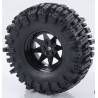 4x 2.2" 6 LUGS steel beadlock rims BLACK EDITION by RC4WD