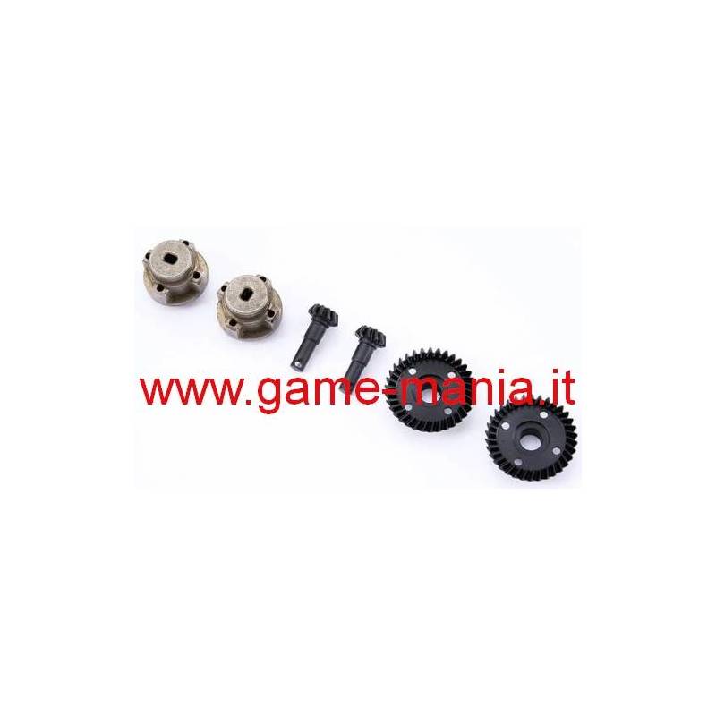 Coppia conica e corona blocco differenziali x FCX-10 by FMS