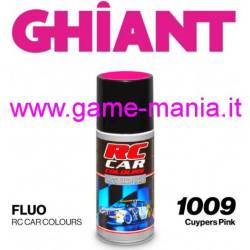FLUORESCENT PINK polycarbonate spray paint 150ml by Ghiant