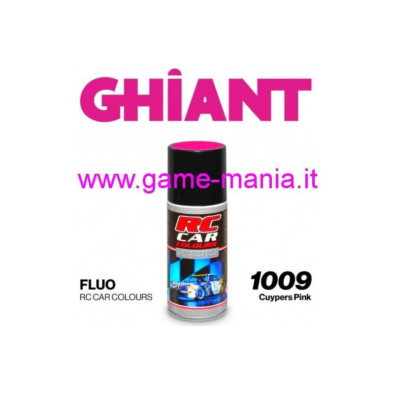 Vernice spray ROSA FLUORESC. x policarbonato 150ml by Ghiant