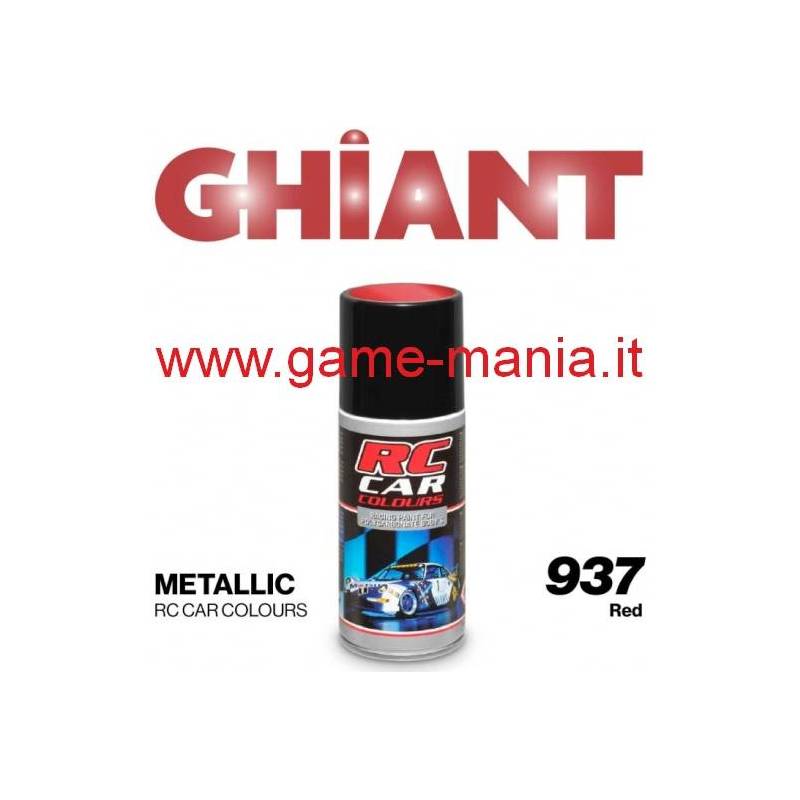 PEARL RED 937 polycarbonate spray paint 150ml by Ghiant