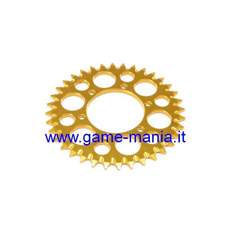 Corona in lega anodizzata ORO per Promoto-MX by Losi