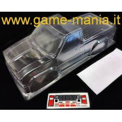 TOYOTA HILUX 83 pickup clear lexan body for 313mm WB by HSP