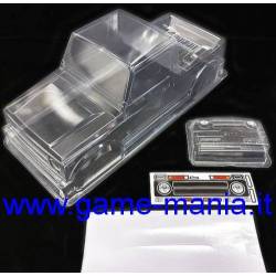 Suzuki Samurai Pick-up passo 305mm in lexan trasparente by HSP
