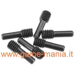 6x steel M4 screw pins M4x2.5x12mm. by Axial
