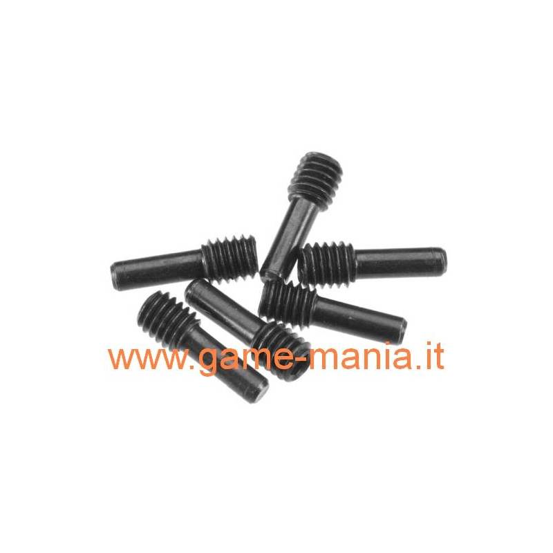 6x steel M4 screw pins M4x2.5x12mm. by Axial