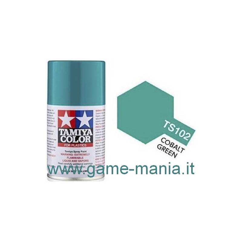 Colore spray TS102 VERDE COBALTO 100ml Tamiya