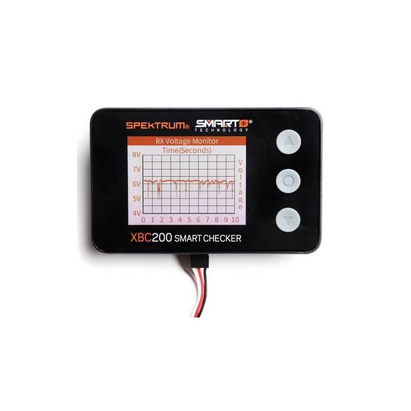 Digital voltage/servo tester XBC200 for Li-Po up to 36V by Spektrum