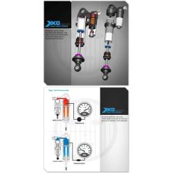 Ammortizzatori 103mm XD PIGGYBACK CON SERBATOIO VERO by Gmade