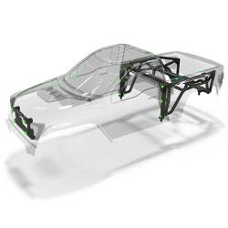 ROCK1 clear lexan body for VS4-10 by BittyDesign