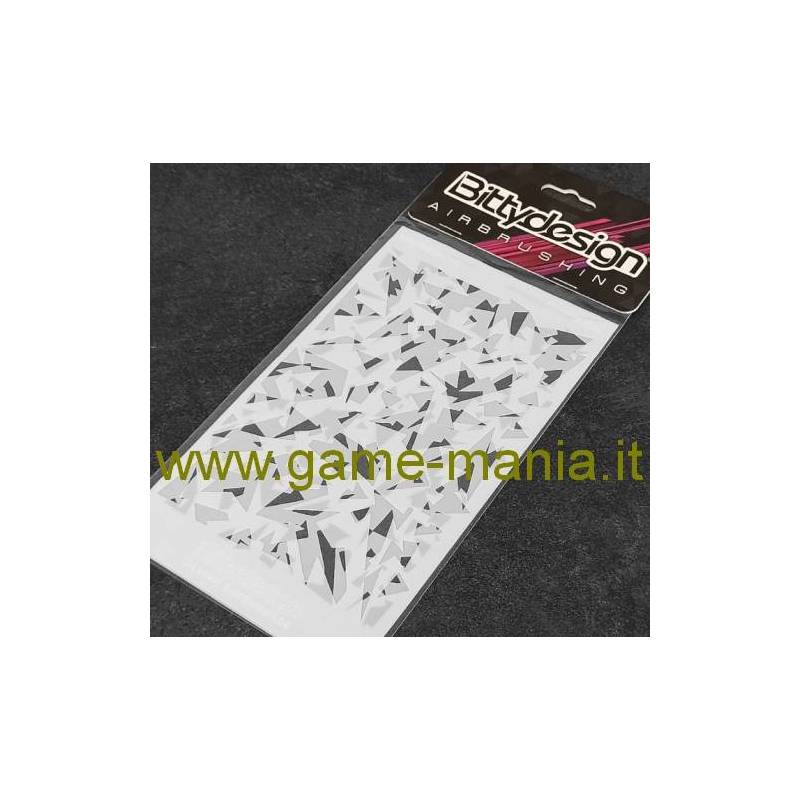 ARTIC CAMOUFLAGE painting stencil by Bittydesign