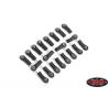 Giunti uniball CURVI da 26mm M4 sfera flangiata 3mm (20pz) by RC4WD