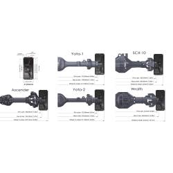 Cerchi 1.9 beadlock OEM NERI in acciaio stampato by RC4WD (x4)