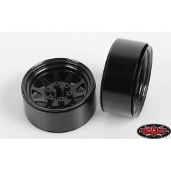 4x 1.9" OEM BLACK stamped steel beadlock rims by RC4WD