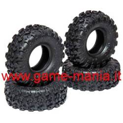 Treno gomme 1.0 Rock Lizards per MICRO crawlers by Axial