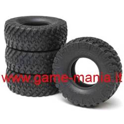 Set of 4x 1.0" Nitto Trail Grappler tires for MICRO crawlers by Axial