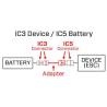 Adattatore da IC5 femmina a IC3 maschio by Spektrum
