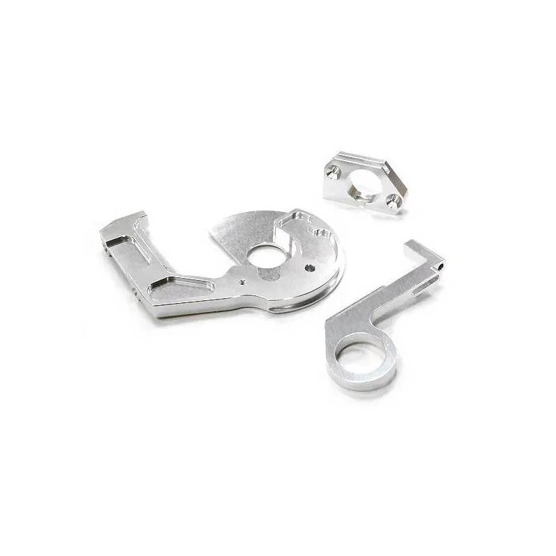 Silver anodized ALLOY motor mount for Twin Hammers by Integy