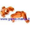 Twin Hammers front ORANGE ALLOY steering knuckles by Integy