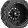 Coppia gomme BADLANDS MX su cerchi neri x Short Course 1:10 by Pro-Line
