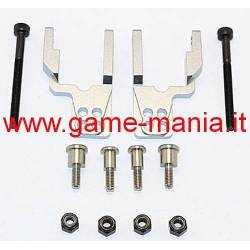 Supporti in lega a 4 fori x ammortizz. sul ponte CC-01 by GPM